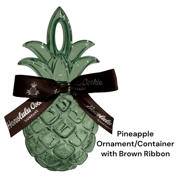 Honolulu Cookie Company’s Pineapple Ornament/Container- Aloha Theme (Set of 12) - Picture 1 of 3